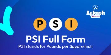 PSI Full Form: PSI stands for Pounds per Square Inch
